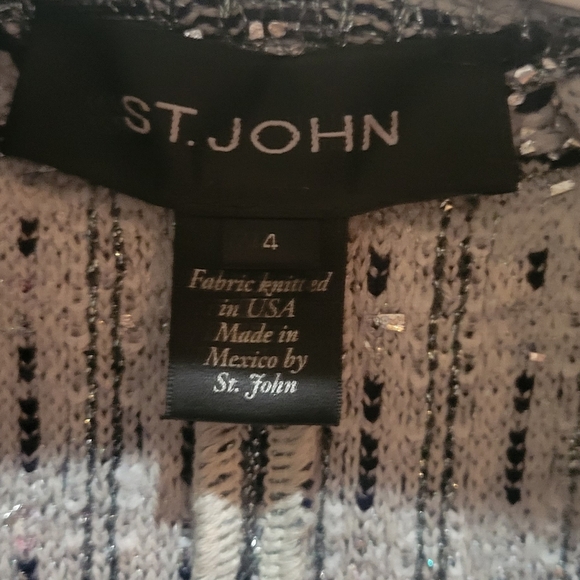 St. John tweed coat  size 4 - Picture 4 of 9